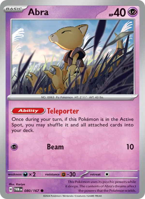 Abra - 080 - Twilight Masquerade - LevelupCards.nl