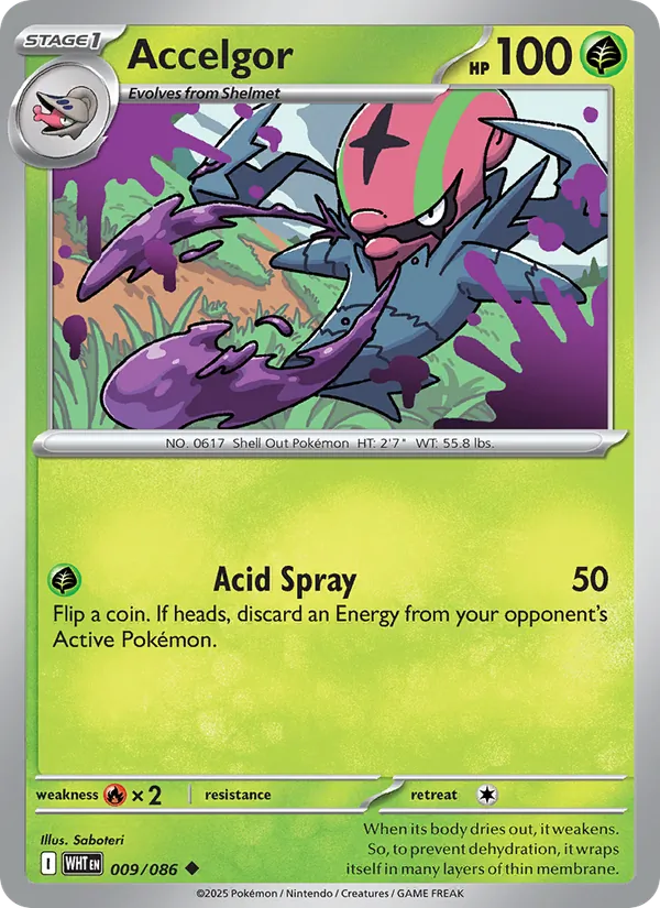 Accelgor - 009 - White Flare - LevelupCards.nl
