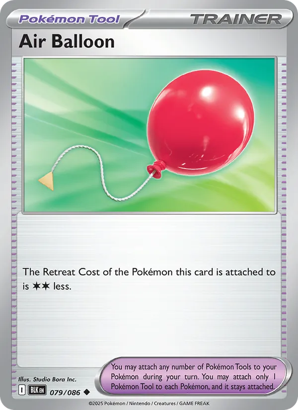 Air Balloon - 079 - Black Bolt - LevelupCards.nl