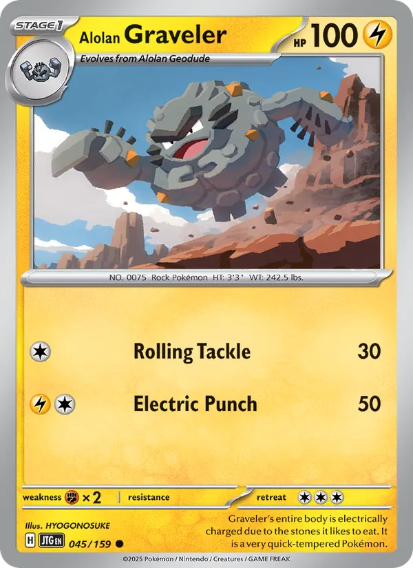 Alolan Graveler - 045 - Journey Together - LevelupCards.nl