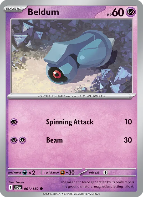 Beldum - 061 - Journey Together - LevelupCards.nl