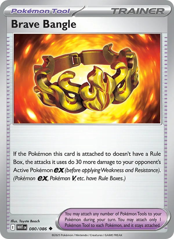 Brave Bangle - 080 - White Flare - LevelupCards.nl