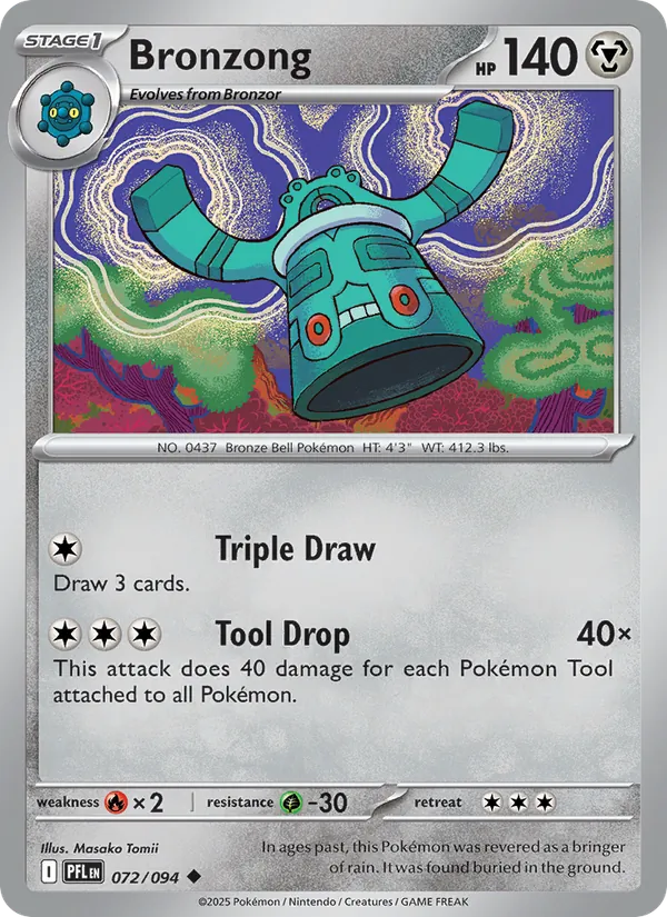 Bronzong - 072 - Phantasmal Flames - LevelupCards.nl