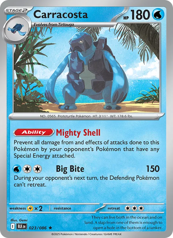 Carracosta - 023 - Black Bolt - LevelupCards.nl