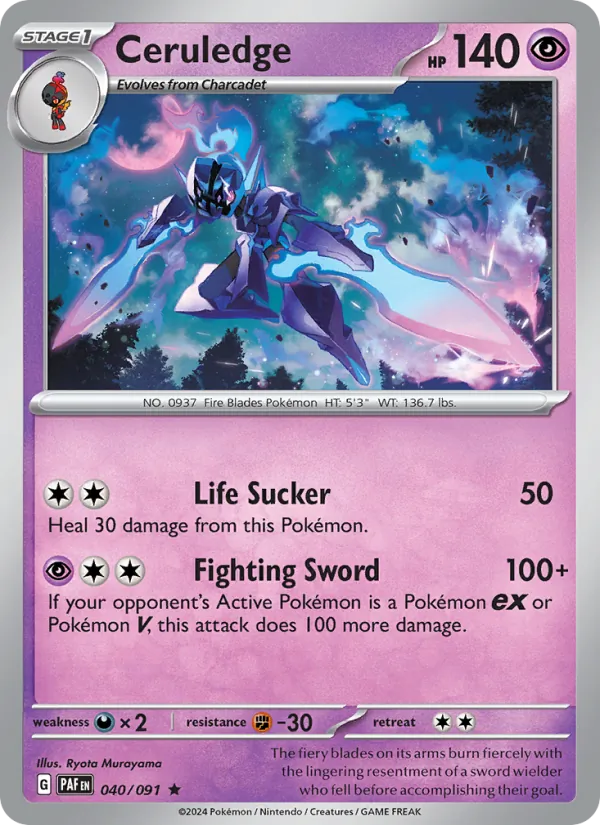 Ceruledge - 040 - Paldean Fates - LevelupCards.nl