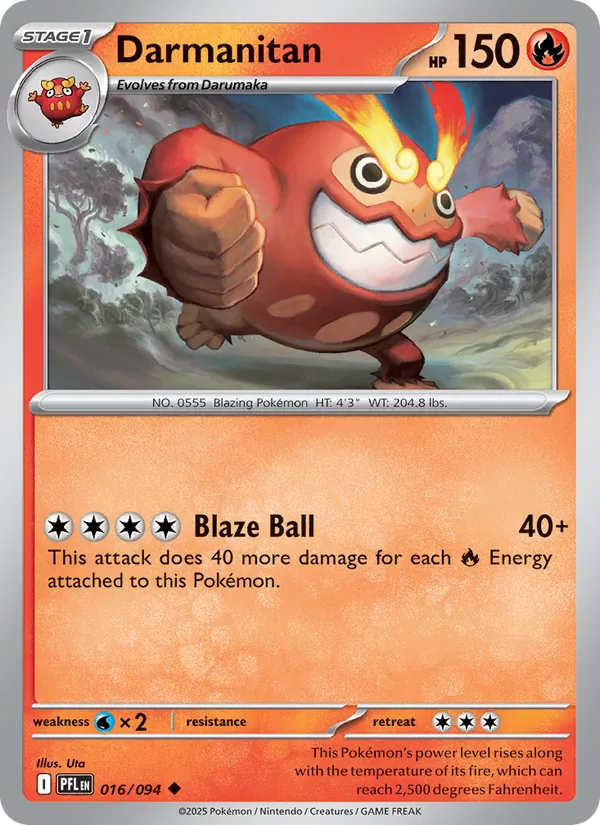 Darmanitan - 016 - Phantasmal Flames - LevelupCards.nl