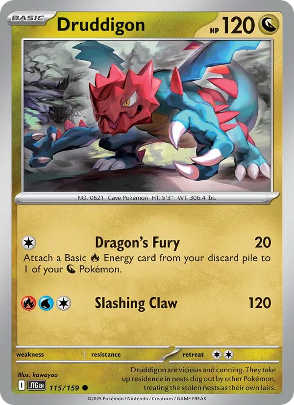 Druddigon - 115 - Journey Together - LevelupCards.nl