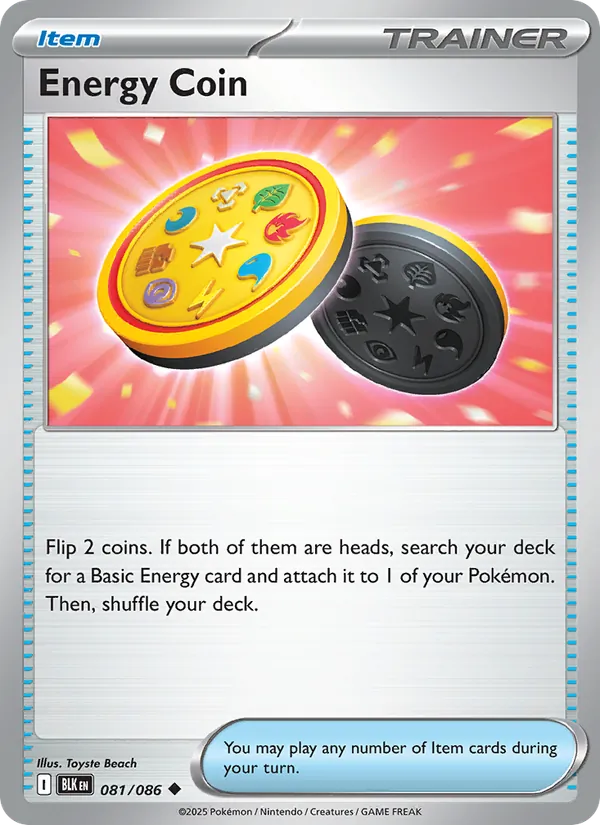 Energy Coin - 081 - Black Bolt - LevelupCards.nl