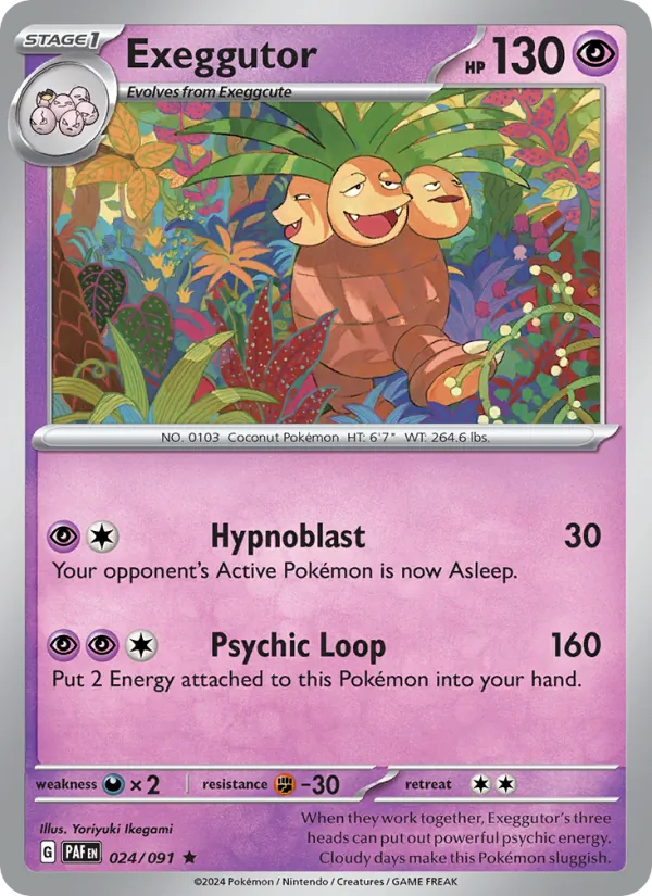 Exeggutor - 024 - Paldean Fates - LevelupCards.nl