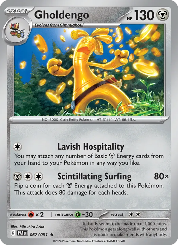 Gholdengo - 067 - Paldean Fates - LevelupCards.nl