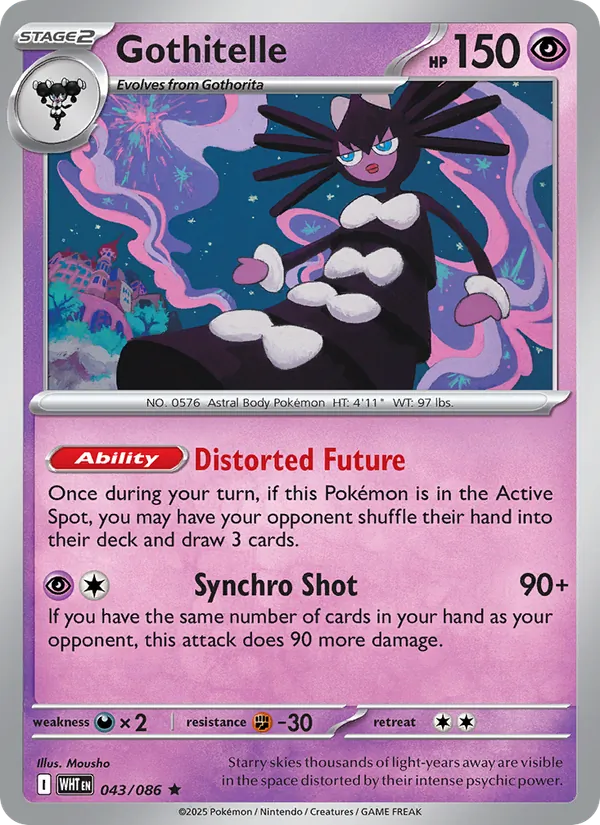 Gothitelle - 043 - White Flare - LevelupCards.nl