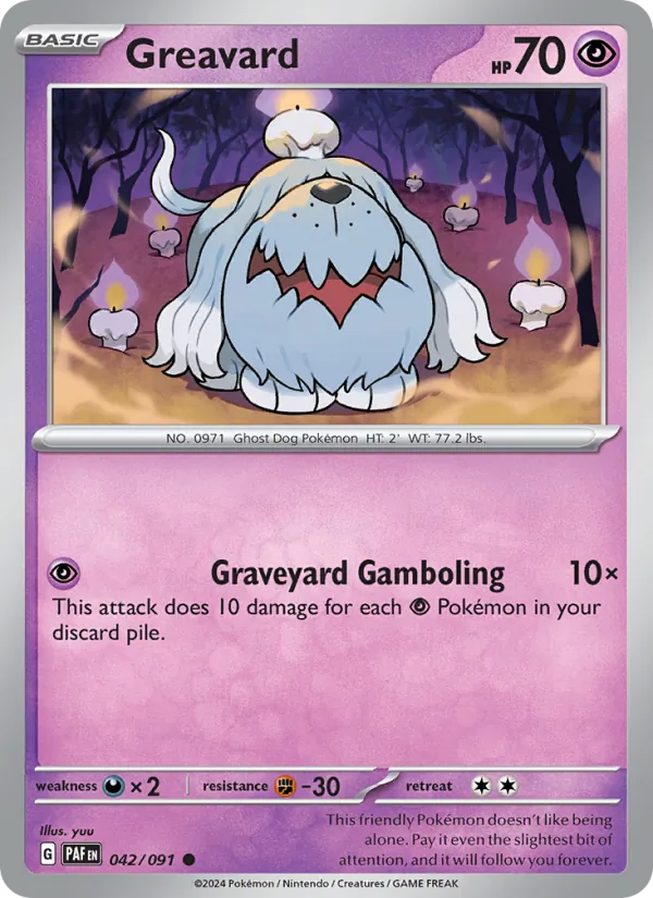 Greavard - 042 - Paldean Fates - LevelupCards.nl