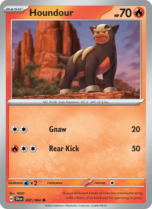 Houndour - 007 - Shrouded Fable - LevelupCards.nl