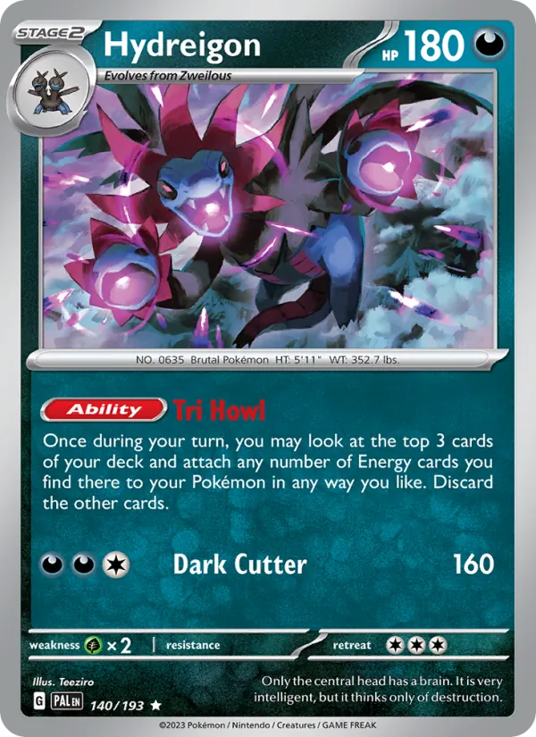 Hydreigon - 140 - Paldea Evolved - LevelupCards.nl