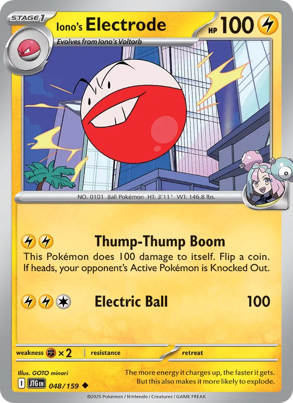 Iono's Electrode - 048 - Journey Together - LevelupCards.nl