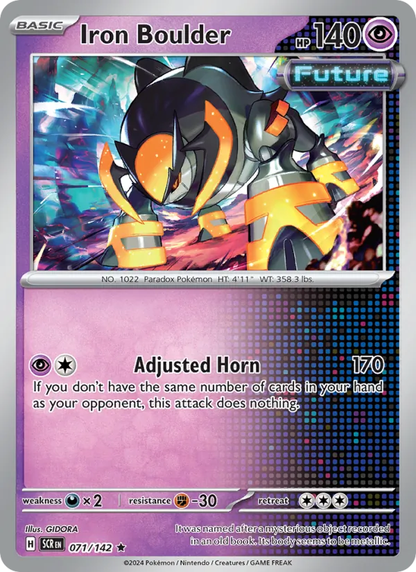 Iron Boulder - 071 - Stellar Crown - LevelupCards.nl