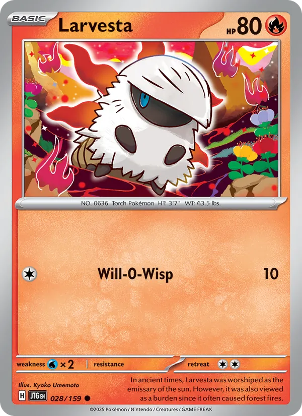 Larvesta - 028 - Journey Together - LevelupCards.nl
