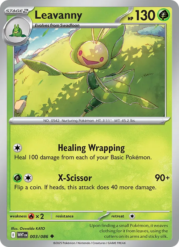 Leavanny - 003 - White Flare - LevelupCards.nl