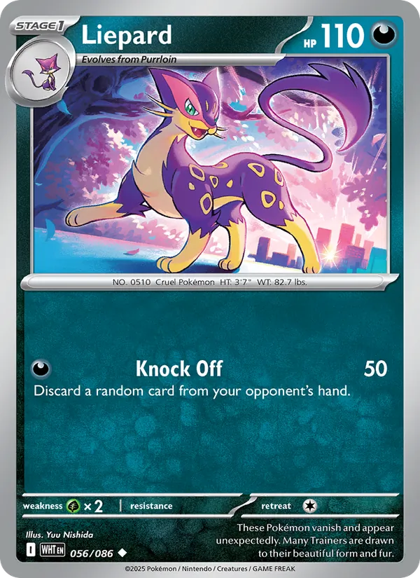 Liepard - 056 - White Flare - LevelupCards.nl