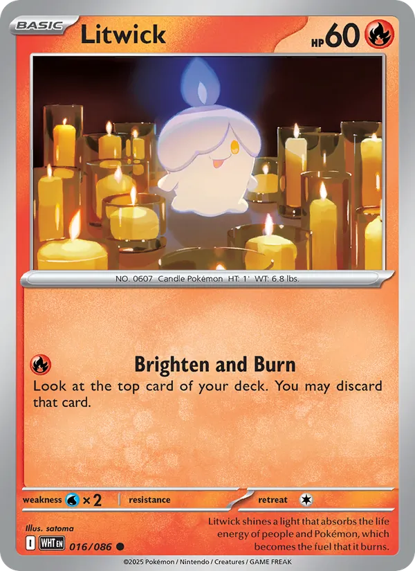 Litwick - 016 - White Flare - LevelupCards.nl