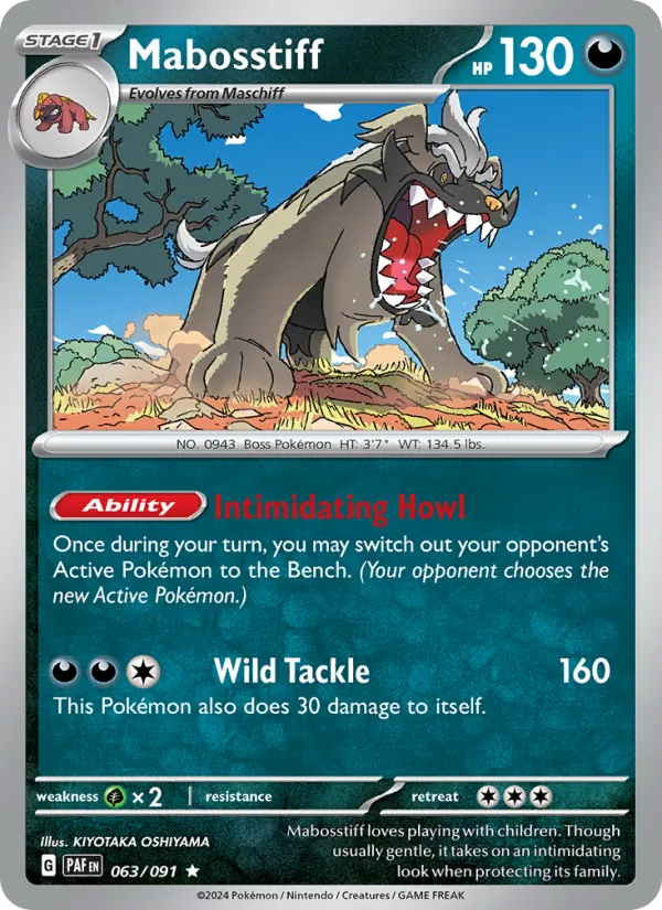 Mabosstiff - 063 - Paldean Fates - LevelupCards.nl