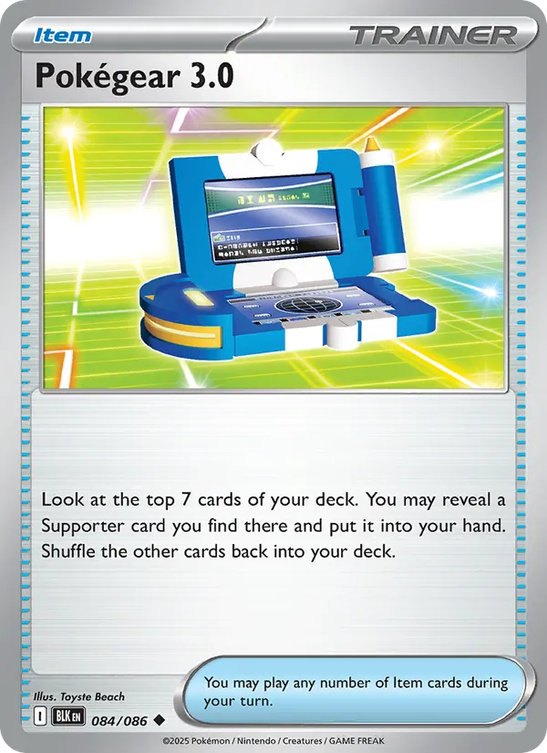 Pokégear 3.0 - 084 - Black Bolt - LevelupCards.nl