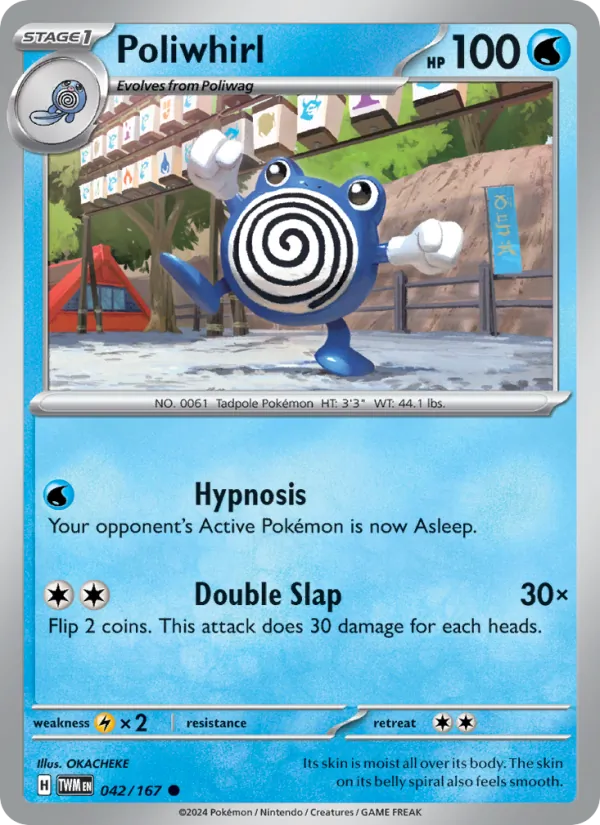 Poliwhirl - 042 - Twilight Masquerade - LevelupCards.nl