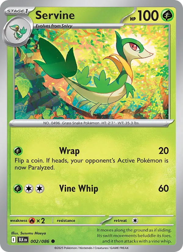 Servine - 002 - Black Bolt - LevelupCards.nl