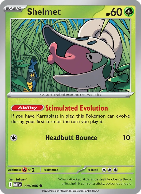 Shelmet - 008 - White Flare - LevelupCards.nl