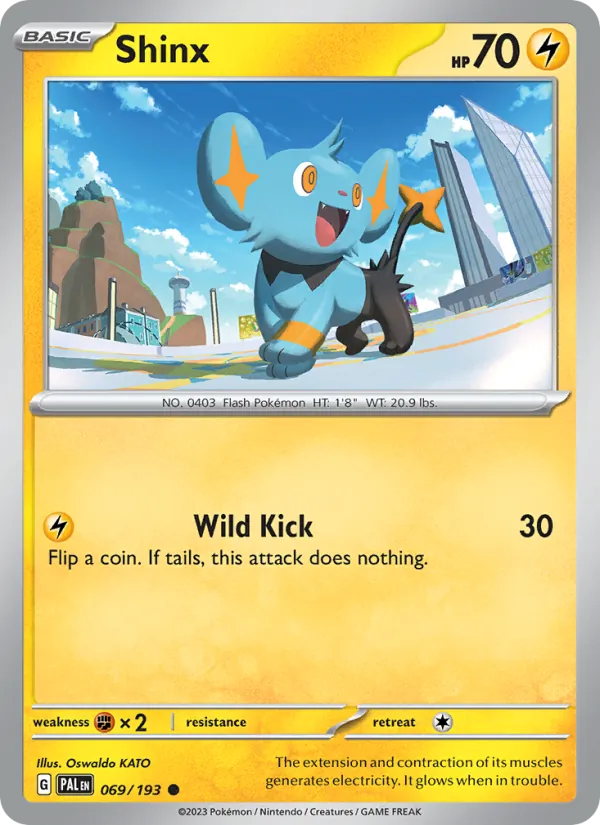 Shinx - 069 - Paldea Evolved - LevelupCards.nl