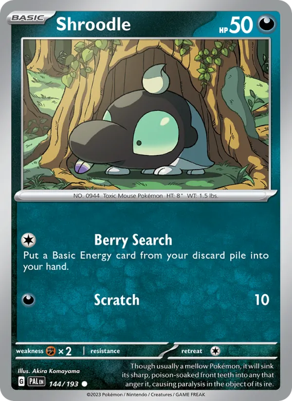 Shroodle - 144 - Paldea Evolved - LevelupCards.nl