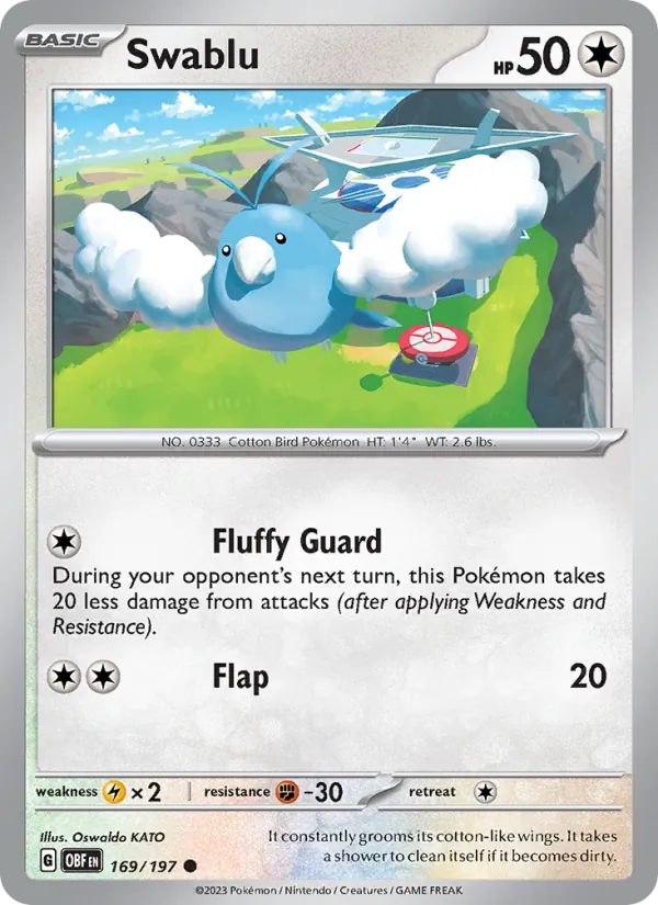 Swablu - 169 - Obsidian Flames - LevelupCards.nl