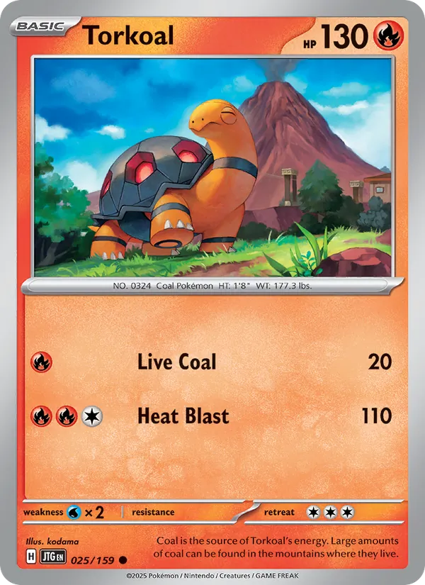 Torkoal - 025 - Journey Together - LevelupCards.nl