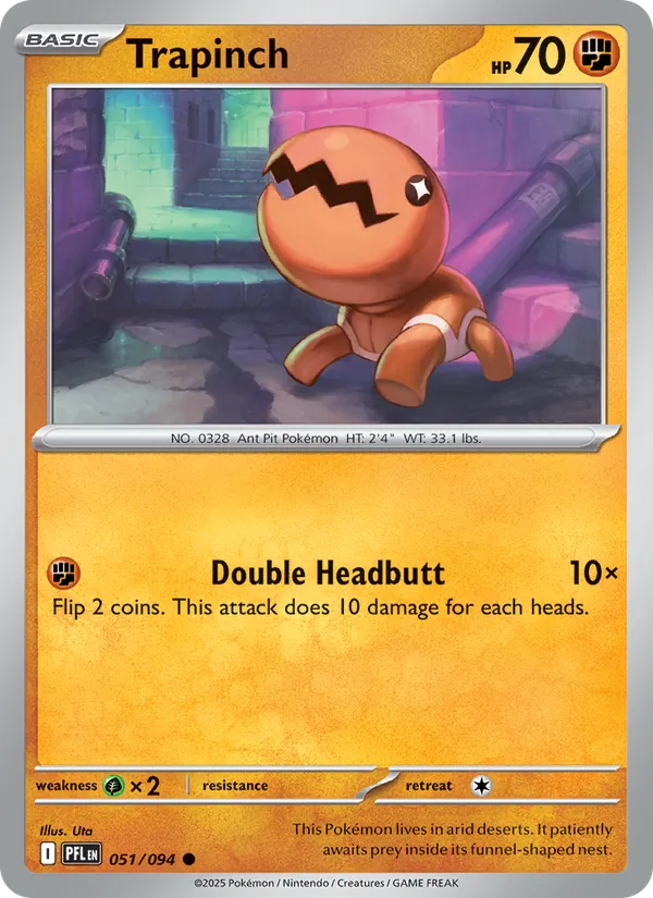 Trapinch - 051 - Phantasmal Flames - LevelupCards.nl