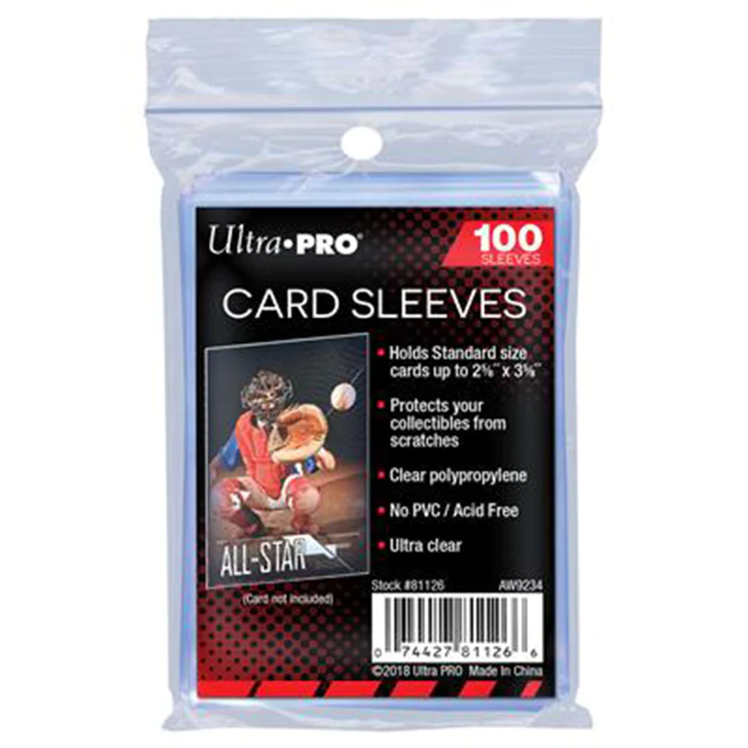 Ultra Pro Card Sleeves Blanco Clear 100 stuks