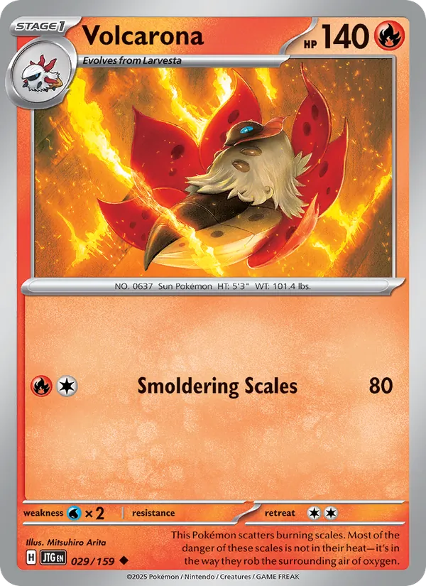 Volcarona - 029 - Journey Together - LevelupCards.nl