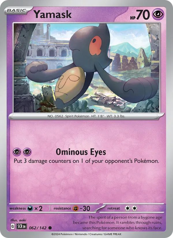 Yamask - 062 - Stellar Crown - LevelupCards.nl