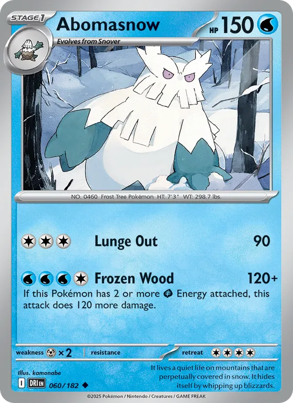 Abomasnow - 060 - Destined Rivals - LevelupCards.nl