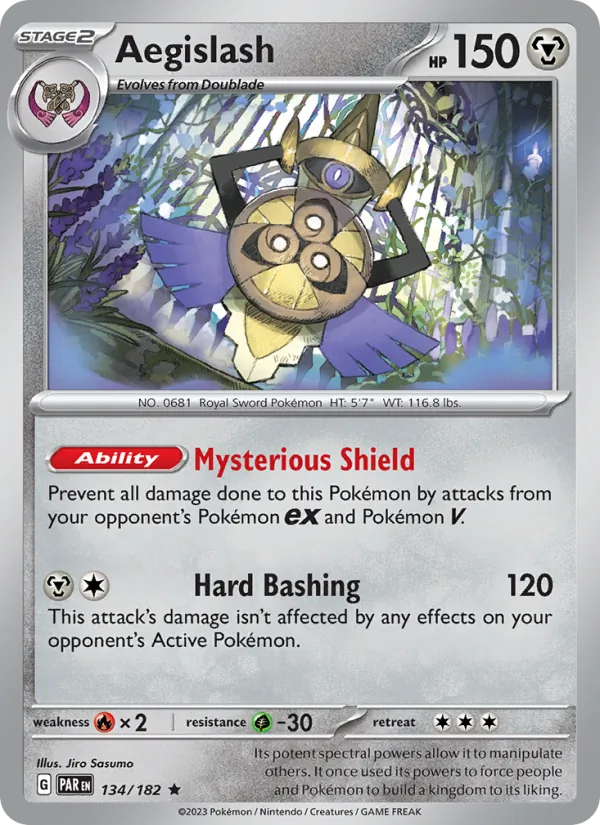 Aegislash - 134 - Paradox Rift - LevelupCards.nl