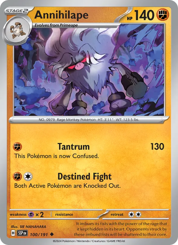 Annihilape - 100 - Surging Sparks - LevelupCards.nl