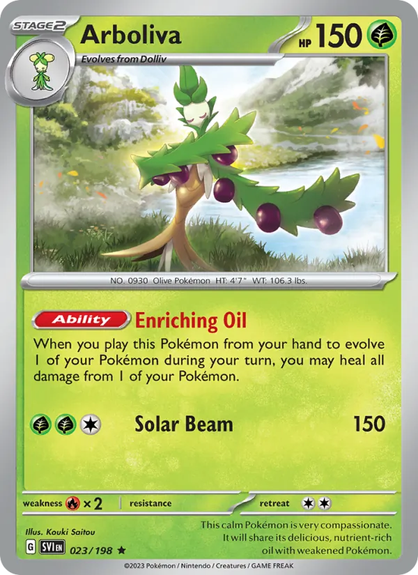 Arboliva - 023 - Scarlet & Violet - LevelupCards.nl