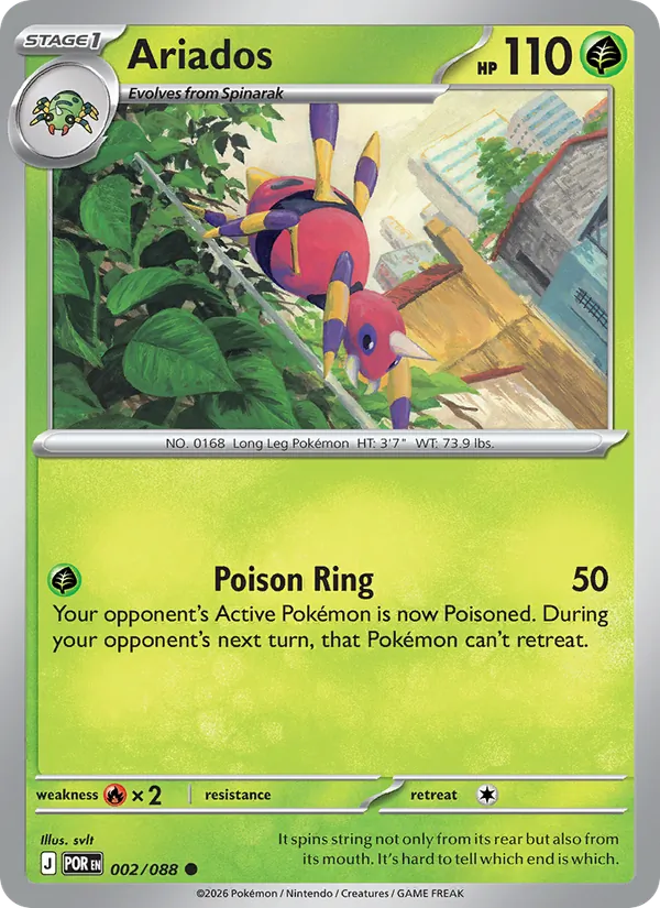 Ariados - 002 - Perfect Order - LevelupCards.nl