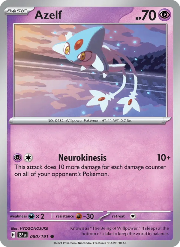 Azelf - 080 - Surging Sparks - LevelupCards.nl
