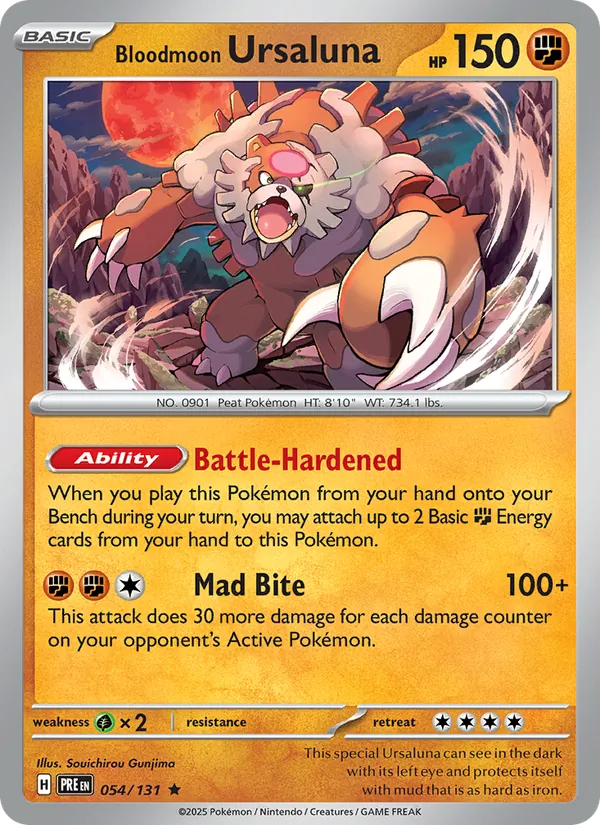 Bloodmoon Ursaluna - 054 - Prismatic Evolutions - LevelupCards.nl