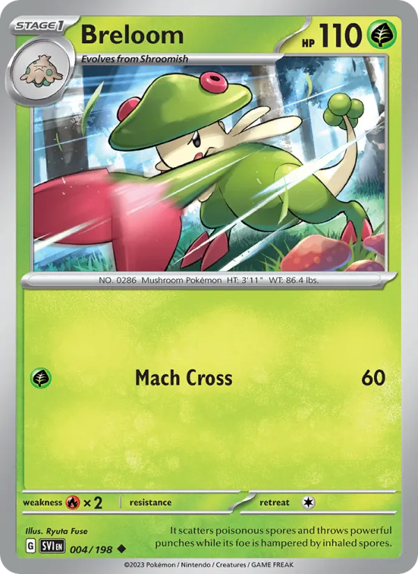 Breloom - 004 - Scarlet & Violet - LevelupCards.nl