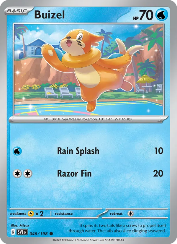 Buizel - 046 - Scarlet & Violet - LevelupCards.nl