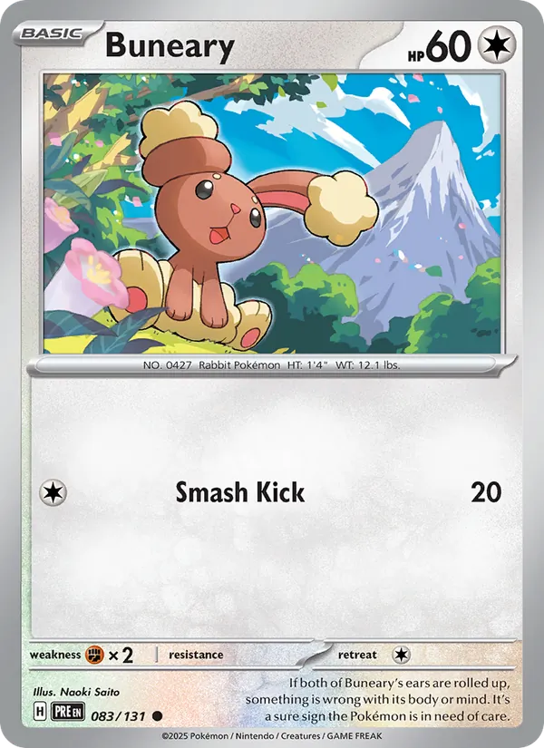Buneary - 083 - Prismatic Evolutions - LevelupCards.nl