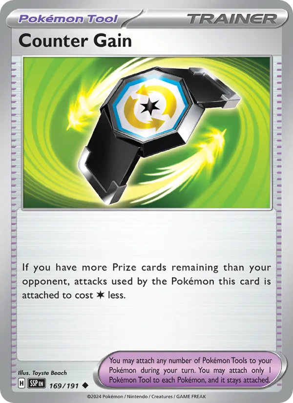 Counter Gain - 169 - Surging Sparks - LevelupCards.nl
