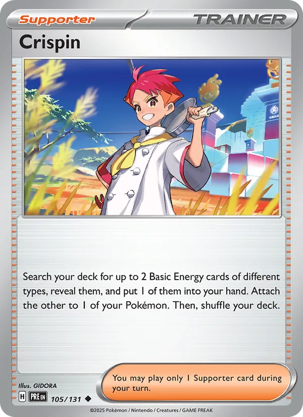 Crispin - 105 - Prismatic Evolutions - LevelupCards.nl