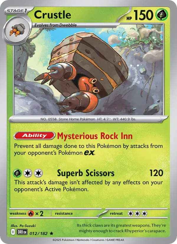 Crustle - 012 - Destined Rivals - LevelupCards.nl